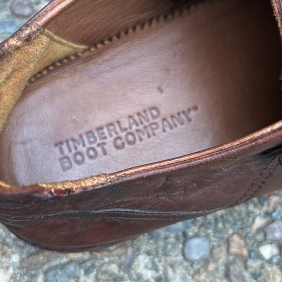 Timberland Boot Company Wodehouse Monk Strap Brown Leather Loafer Size 9 - Picture 6 of 11